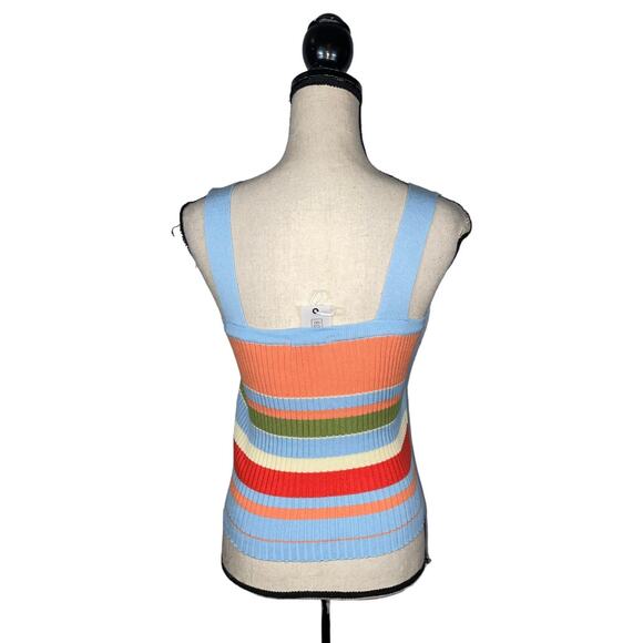 NEW  Robertson + Rodeo Julianna Multicolor Striped Knit Tank Top       Size: M - Picture 3 of 5